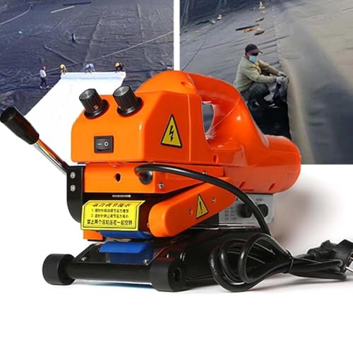 ZXNANA Kunststoffmembran-Heißkeilschweißgerät für PVC Eva PE HDPE PP-Folie, 1100W Geomembran-Schweißgerät zum Abdichten, Klettern Schweißlösung (10cm SiliconeRoller) von ZXNANA