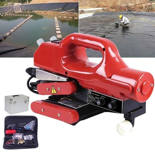 ZXNANA Kunststoffmembran-Heißkeilschweißgerät für die Abdichtung von Geotextilauskleidungen, hocheffizientes PE-PVC-Eva-Schweißgerät mit Stahlwalze (15cm SteelRoller) von ZXNANA