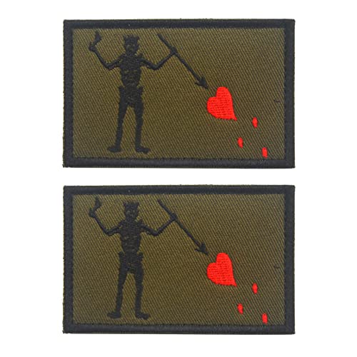 ZXRSJBL Blackbeard's Pirate Flag Patch Edward Military Tactical Patch Seals Patch, Moral Abzeichen Abziehbild, Stoff Abziehbild ZXRSJBL Blackbeard's Pirate Flag Patch Edward Military Tactical Patch Seals Patch, Moral Abzeichen Abziehbild, Stoff Abziehbild von ZXRSJBL