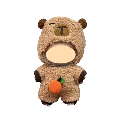 ZXShow Kleidung für Nabub Puppe, Plüsch Puppenkleidung,Kleidung für 17 cm große Puppe,La-bubu Plüsch Kleidung für Puppe,DIY Kinder Geschenke - Capybara ZXShow Kleidung für Nabub Puppe, Plüsch Puppenkleidung,Kleidung für 17 cm große Puppe,La-bubu Plüsch Kleidung für Puppe,DIY Kinder Geschenke - Capybara von ZXShow