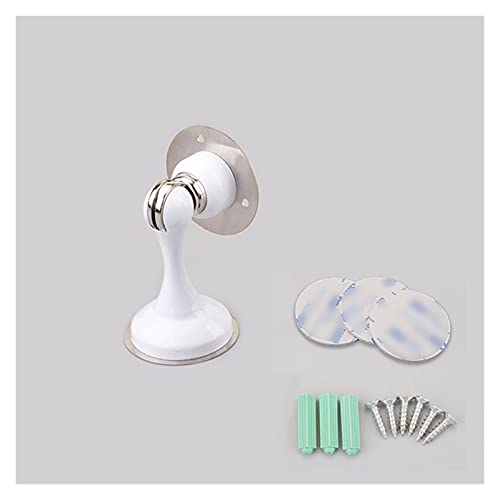 ZXTIIEUF Selbstklebender Türstopper, Stoßfängerpuffer, Türstopper aus Edelstahl zur Wandmontage, Türabsaugung, Möbelbeschläge(Ivory White) von ZXTIIEUF