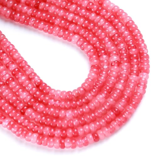 150 Stück 2 x 4 mm natürliche Rhodochrosit rosa Jade Rondelle Perlen Abakus Scheibe Stein Perlen rund lose Abstandshalter Edelstein für DIY Armband Halskette Schmuckherstellung 150 Stück 2 x 4 mm natürliche Rhodochrosit rosa Jade Rondelle Perlen Abakus Scheibe Stein Perlen rund lose Abstandshalter Edelstein für DIY Armband Halskette Schmuckherstellung von ZXYMLZI
