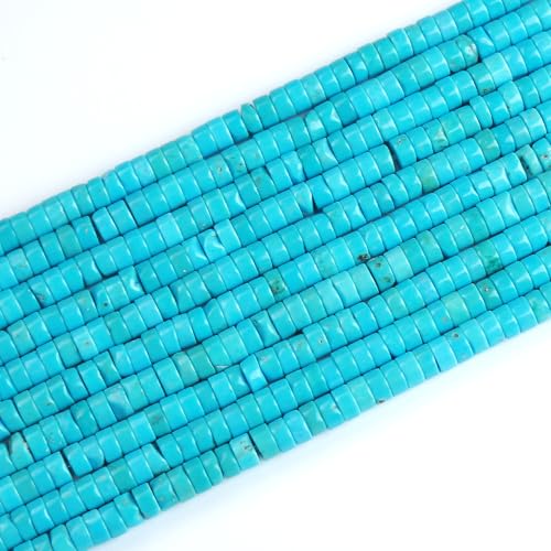 150 Stück 2 x 4 mm natürliche blaue türkisfarbene Steinperlen in Röhrenform, lose, flache, runde Zylinder-Abstandshalter, schwarze Steinperlen für Armbänder, Ohrringe, Schmuckherstellung 150 Stück 2 x 4 mm natürliche blaue türkisfarbene Steinperlen in Röhrenform, lose, flache, runde Zylinder-Abstandshalter, schwarze Steinperlen für Armbänder, Ohrringe, Schmuckherstellung von ZXYMLZI