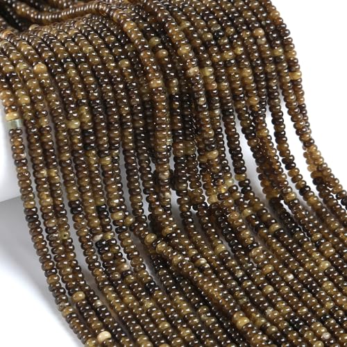 150 Stück 2 x 4 mm natürliche grüne Turmalin-Jade-Stein-Rondelle-Perlen, Abakus-Scheibensteinperlen, rund, lose Abstandshalter, Edelstein für DIY-Armbänder, Halsketten, Schmuckherstellung 150 Stück 2 x 4 mm natürliche grüne Turmalin-Jade-Stein-Rondelle-Perlen, Abakus-Scheibensteinperlen, rund, lose Abstandshalter, Edelstein für DIY-Armbänder, Halsketten, Schmuckherstellung von ZXYMLZI