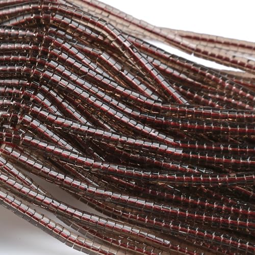 150 Stück 2 x 4 mm natürliche rauchige Kristallquarz-Steine, röhrenförmige Perlen, lose, flache, runde Zylinder, flache Abstandshalter, Perlen für Armbänder, Ohrringe, Schmuckherstellung 150 Stück 2 x 4 mm natürliche rauchige Kristallquarz-Steine, röhrenförmige Perlen, lose, flache, runde Zylinder, flache Abstandshalter, Perlen für Armbänder, Ohrringe, Schmuckherstellung von ZXYMLZI