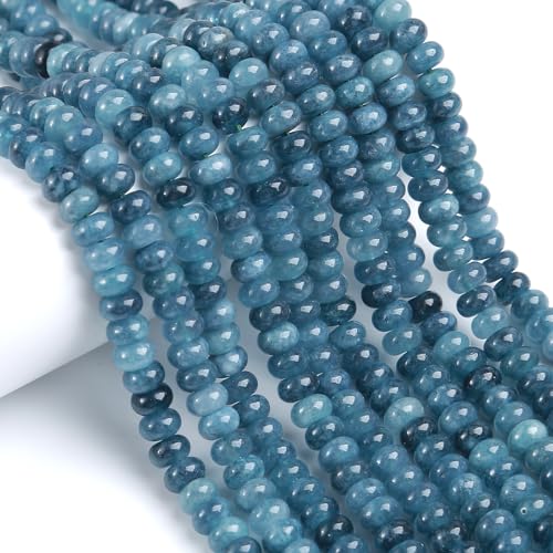 76 Stück 5 x 8 mm Naturstein Apa Rondelle Abstandshalter lose Abakus-Scheibenstein runde lose Edelsteinperlen für Schmuckherstellung DIY Armband Halskette 76 Stück 5 x 8 mm Naturstein Apa Rondelle Abstandshalter lose Abakus-Scheibenstein runde lose Edelsteinperlen für Schmuckherstellung DIY Armband Halskette von ZXYMLZI