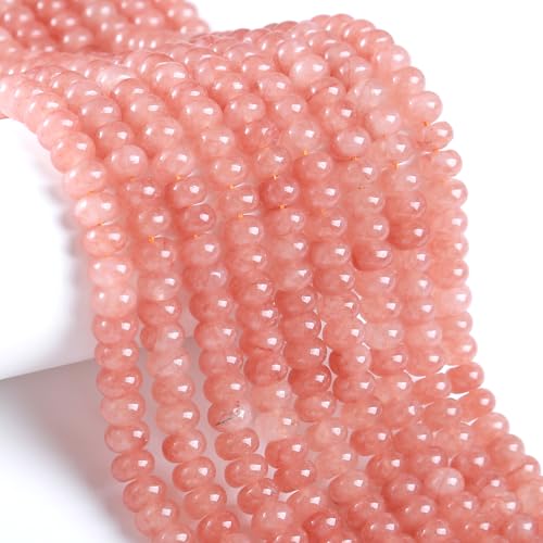 76 Stück 5 x 8 mm Naturstein Sonnenstein Orange Jade Rondelle Abstandshalter lose Perlen Abakus Scheibe Stein Runde lose Edelsteinperlen für Schmuckherstellung DIY Armband Halskette 76 Stück 5 x 8 mm Naturstein Sonnenstein Orange Jade Rondelle Abstandshalter lose Perlen Abakus Scheibe Stein Runde lose Edelsteinperlen für Schmuckherstellung DIY Armband Halskette von ZXYMLZI
