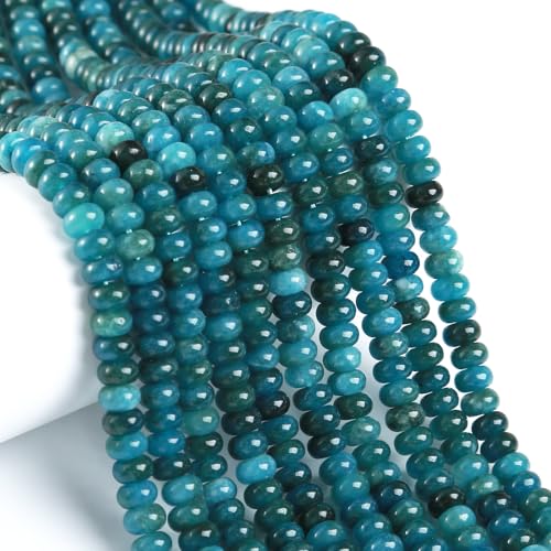 76 Stück 5 x 8 mm Naturstein blau schwarz Jade Rondelle Abstandshalter lose Abakus-Scheibenstein runde lose Edelsteinperlen für Schmuckherstellung DIY Armband Halskette 76 Stück 5 x 8 mm Naturstein blau schwarz Jade Rondelle Abstandshalter lose Abakus-Scheibenstein runde lose Edelsteinperlen für Schmuckherstellung DIY Armband Halskette von ZXYMLZI