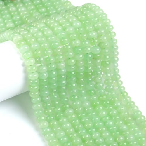 76 Stück 5 x 8 mm Naturstein hellgrüne Jade-Rondelle-Abstandshalter lose Abakus-Scheibenstein runde lose Edelsteinperlen für Schmuckherstellung DIY Armband Halskette 76 Stück 5 x 8 mm Naturstein hellgrüne Jade-Rondelle-Abstandshalter lose Abakus-Scheibenstein runde lose Edelsteinperlen für Schmuckherstellung DIY Armband Halskette von ZXYMLZI