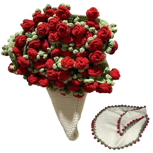 ZXZHYiYao Häkelblumen-Rosenstraußdecke, fertige handgefertigte Häkelblumendecke, faltbarer Blumenstrauß, Decke, Häkeln ZXZHYiYao Häkelblumen-Rosenstraußdecke, fertige handgefertigte Häkelblumendecke, faltbarer Blumenstrauß, Decke, Häkeln von ZXZHYiYao