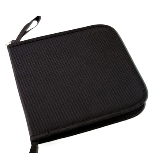 Farbstift-Etui 36/48/72/120-Loch-Stiftevorhang, schwarzes, faltbares Federmäppchen, Farbstifteinsatz, professionelle Malerei, Bleistifttasche, Studenten-Schreibwaren Fur FedermäPpchen(Black 72 holes) von ZYAGH