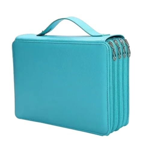 Farbstift-Etui Bleistifttasche mit 200/252 Löchern, Vorhang, for kreative Skizzen, multifunktional, große Kapazität, for Zeichnen, for Studenten Fur FedermäPpchen(Color-F (Empty bag)) von ZYAGH