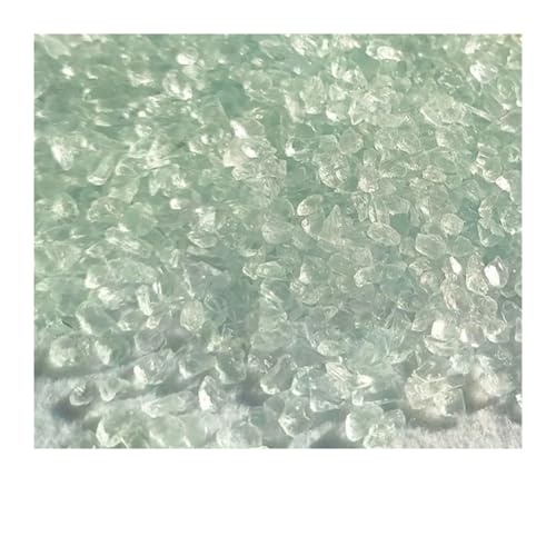 ZYAGH Aquarium Dekorationssteine 100 g Mikro-Landschafts-Aquarium, Hydrokultur-Pflanzendekoration, Landschaftsbau, Glasperlen, Glas, Sand, Flusssand, gelber Stein FüR Aquarien(Color-13) von ZYAGH