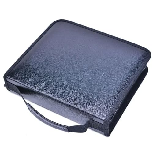 ZYAGH Farbstift-Etui Tasche Schreibwaren PU Lagerung Große Kapazität Fall Super Loch Bleistift 127/150/184/200 Leder Student Reißverschluss Fur FedermäPpchen(150 holes) von ZYAGH