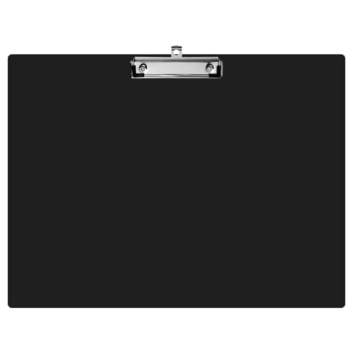Klemmbretter 2 Stück Zwischenablage, Papiertafel, Schreibtafel, Büro-Zwischenablage, horizontale Metall-Zwischenablage Für die Ablage von Dokumenten von ZYAYNG