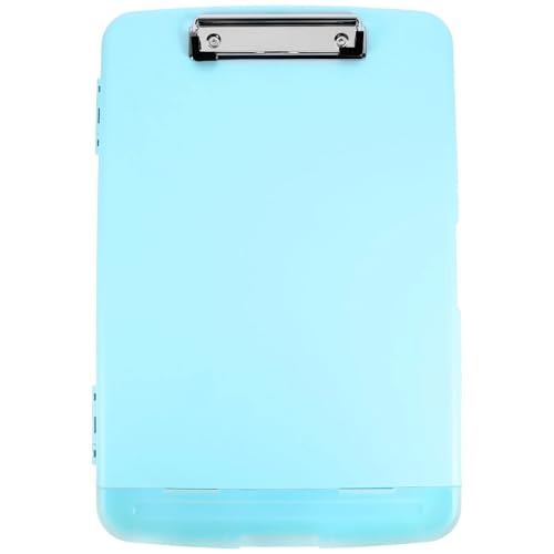 Klemmbretter 2 stücke A4 Datei Wasserdicht Schreiben Zwischenablage Schreibblock Memo Clip Bord Clips Test Papier Lagerung Organizer Büro Schule Liefert Für die Ablage von Dokumenten(Blue) von ZYAYNG
