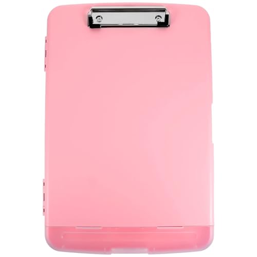 Klemmbretter 2 stücke A4 Datei Wasserdicht Schreiben Zwischenablage Schreibblock Memo Clip Bord Clips Test Papier Lagerung Organizer Büro Schule Liefert Für die Ablage von Dokumenten(Pink) von ZYAYNG