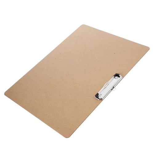 Klemmbretter 2 stücke Zwischenablage Schreibtafel Sperrholz Büro Datei Ordner Layout Zwischenablage Küche Horizontale Metall Dokument Halter Für die Ablage von Dokumenten von ZYAYNG