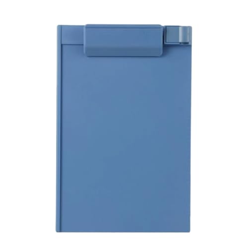 Klemmbretter 4 Stück Kunststoff A5 Zwischenablage Profil Clip Hartfaserplatte Papierhalter Schreibordner for Schule, Klassenzimmer, Büro Für die Ablage von Dokumenten(Blue) von ZYAYNG