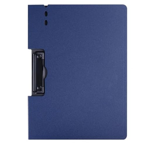 Klemmbretter 4 Stück tragbarer Bürobedarf, horizontaler Datenspeicher-Clip, Sekretär, Vertragsordner, A4-Dateiordner, Dateibinder, Schreibschienenbrett Für die Ablage von Dokumenten(Dark Blue) von ZYAYNG