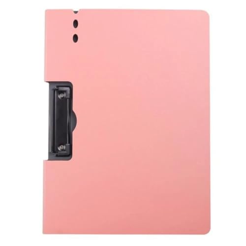 Klemmbretter 4 Stück tragbarer Bürobedarf, horizontaler Datenspeicher-Clip, Sekretär, Vertragsordner, A4-Dateiordner, Dateibinder, Schreibschienenbrett Für die Ablage von Dokumenten(Pink) von ZYAYNG