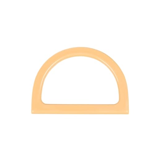 ZYAYNG Griff der Tasche aus Holz 4 stücke D Form Holz Tasche Griff for Handarbeit Handtasche Geldbörse Rahmen DIY Woven Tasche Zubehör Tasche Griffe für Handtasche(Beige) von ZYAYNG