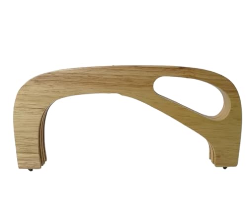 ZYAYNG Griff der Tasche aus Holz Taschengriff DIY Zubehör Holz Geldbörse Rahmen Holz Geldbörse Rahmen Holz Griffe for Handtaschen für Handtasche(Khaki) von ZYAYNG
