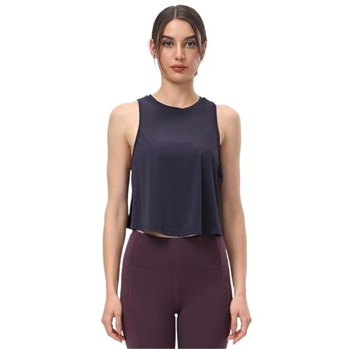 äRmellose Fitness-Oberteile FüR Frauen Ärmelloses Yoga-Oberteil for Damen, Netzstoff, schnell trocknend, atmungsaktiv, Bluse, Vertuschung, Fitnessstudio, Workout, cooles T-Shirt, kurzes Tank-Crop-Top äRmellose Fitness-Oberteile FüR Frauen Ärmelloses Yoga-Oberteil for Damen, Netzstoff, schnell trocknend, atmungsaktiv, Bluse, Vertuschung, Fitnessstudio, Workout, cooles T-Shirt, kurzes Tank-Crop-Top von ZYAYNG
