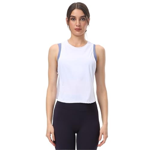 äRmellose Fitness-Oberteile FüR Frauen Ärmelloses Yoga-Oberteil for Damen, Netzstoff, schnell trocknend, atmungsaktiv, Bluse, Vertuschung, Fitnessstudio, Workout, cooles T-Shirt, kurzes Tank-Crop-Top äRmellose Fitness-Oberteile FüR Frauen Ärmelloses Yoga-Oberteil for Damen, Netzstoff, schnell trocknend, atmungsaktiv, Bluse, Vertuschung, Fitnessstudio, Workout, cooles T-Shirt, kurzes Tank-Crop-Top von ZYAYNG