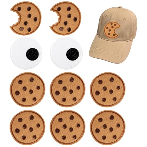 ZYEKIU 10 Stücke Bestickter Stoffaufkleber Dekorativer Keksaunäher Patch Aufnäher zum Aufbügeln, Stoffaufkleber Cookie PatchesZum Applikation Aufnähen Patches Cookies Bestickter Stoffaufkleber ZYEKIU 10 Stücke Bestickter Stoffaufkleber Dekorativer Keksaunäher Patch Aufnäher zum Aufbügeln, Stoffaufkleber Cookie PatchesZum Applikation Aufnähen Patches Cookies Bestickter Stoffaufkleber von ZYEKIU