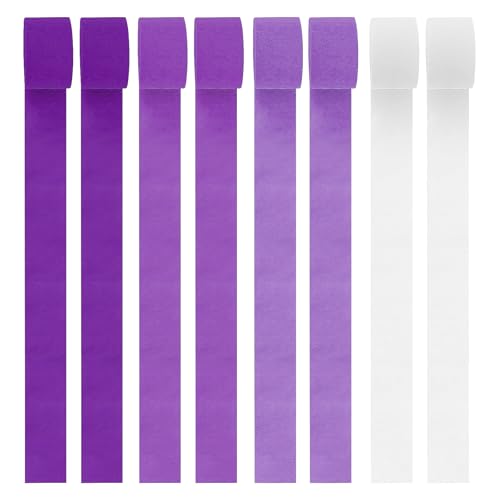 8 Rolle Krepppapier, Krepppapier Bunt 4.5cm x 25m Kreppband Bunt Floristenkrepp Crepe Papier Luftschlangen für Hochzeit Geburtstags Party DIY Dekorationen 8 Rolle Krepppapier, Krepppapier Bunt 4.5cm x 25m Kreppband Bunt Floristenkrepp Crepe Papier Luftschlangen für Hochzeit Geburtstags Party DIY Dekorationen von ZYETGH