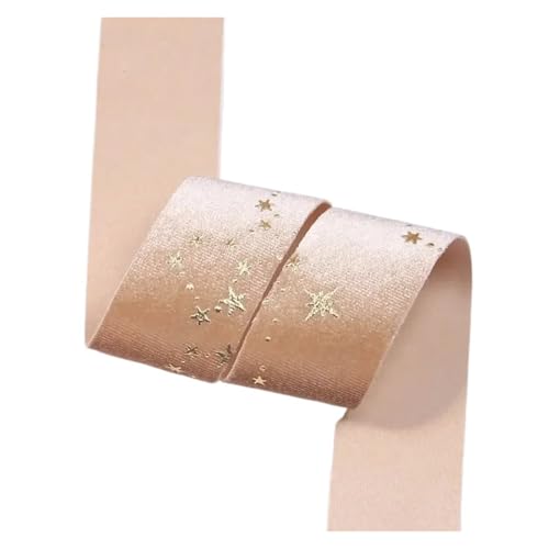 1" 1,5" Band Samt Handarbeit DIY Haarschleifen Haarnadel Schmuck Zubehör Machen Nähmaterial 10 Yards für Bastelarbeiten, Geschenkverpackungen(Color 1,2.5CM) von ZYFHYU