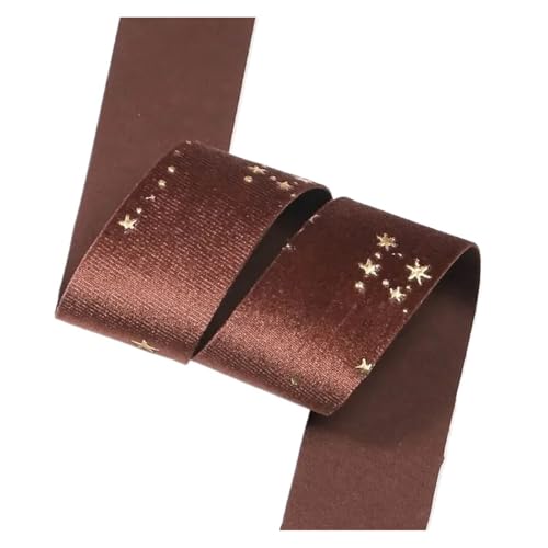 1" 1,5" Band Samt Handarbeit DIY Haarschleifen Haarnadel Schmuck Zubehör Machen Nähmaterial 10 Yards für Bastelarbeiten, Geschenkverpackungen(Color 10,3.8CM) von ZYFHYU