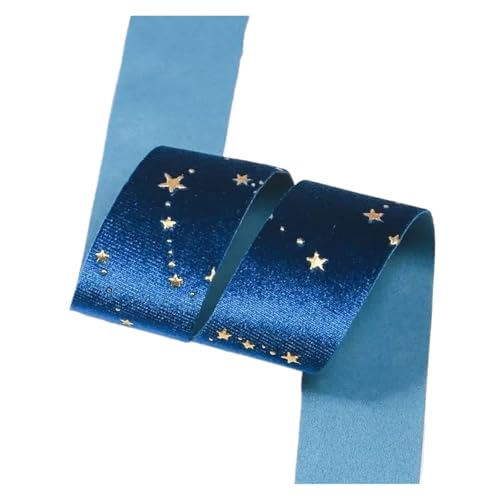 1" 1,5" Band Samt Handarbeit DIY Haarschleifen Haarnadel Schmuck Zubehör Machen Nähmaterial 10 Yards für Bastelarbeiten, Geschenkverpackungen(Color 5,2.5CM) von ZYFHYU