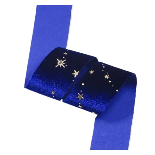 1" 1,5" Band Samt Handarbeit DIY Haarschleifen Haarnadel Schmuck Zubehör Machen Nähmaterial 10 Yards für Bastelarbeiten, Geschenkverpackungen(Color 6,2.5CM) von ZYFHYU
