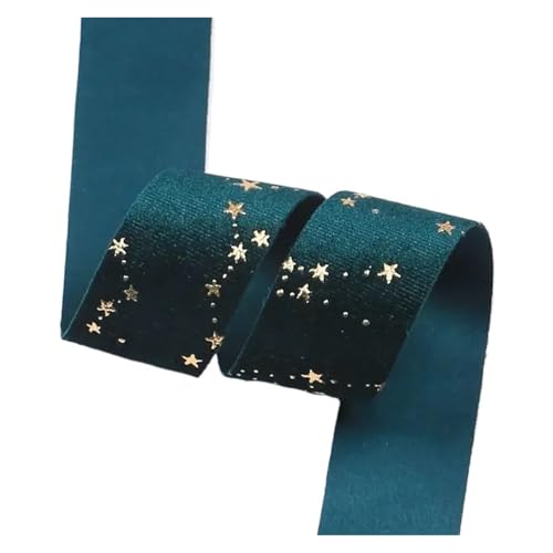 1" 1,5" Band Samt Handarbeit DIY Haarschleifen Haarnadel Schmuck Zubehör Machen Nähmaterial 10 Yards für Bastelarbeiten, Geschenkverpackungen(Color 7,2.5CM) von ZYFHYU