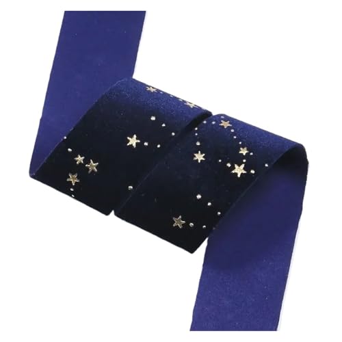 1" 1,5" Band Samt Handarbeit DIY Haarschleifen Haarnadel Schmuck Zubehör Machen Nähmaterial 10 Yards für Bastelarbeiten, Geschenkverpackungen(Color 8,3.8CM) von ZYFHYU