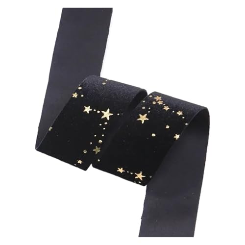 1" 1,5" Band Samt Handarbeit DIY Haarschleifen Haarnadel Schmuck Zubehör Machen Nähmaterial 10 Yards für Bastelarbeiten, Geschenkverpackungen(Color 9,3.8CM) von ZYFHYU