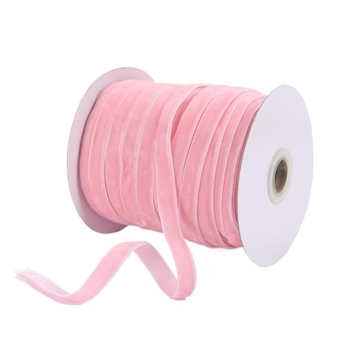 1 cm Samtband, einseitig, nicht elastisch, for DIY-Schleifen, Geschenkboxen, Verpackungen, Band for Kleidungszubehör, 10 Yards für Bastelarbeiten, Geschenkverpackungen(Color 10,30yards) von ZYFHYU