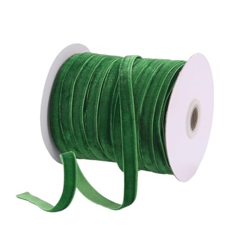 1 cm Samtband, einseitig, nicht elastisch, for DIY-Schleifen, Geschenkboxen, Verpackungen, Band for Kleidungszubehör, 10 Yards für Bastelarbeiten, Geschenkverpackungen(Color 2,30yards) von ZYFHYU