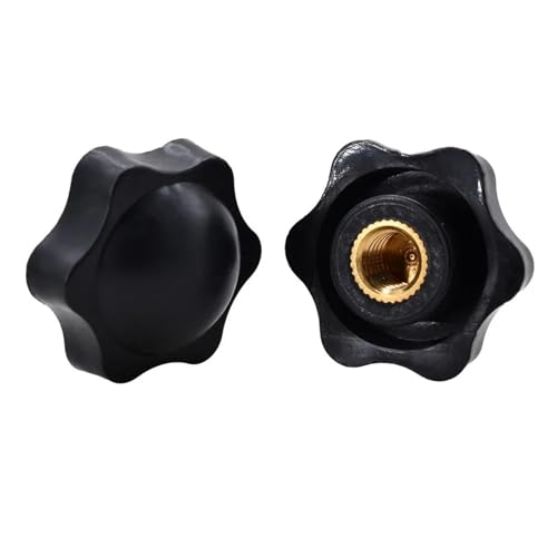 10/5/1Pcs Hand Festziehen Daumen Knopf Mutter Klemm Knopf Griff Hand Mechanische Muttern M4 M5 M6 M8 M10 M12 für Werkzeugmaschinen Möbelgriff(Type 4,M12 (Head 48mm)1pcs) von ZYFHYU