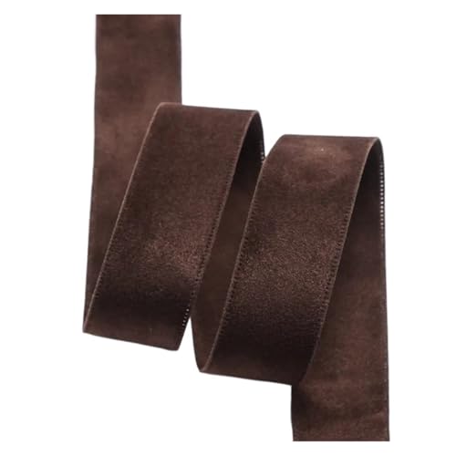 10 Yards/Rolle, doppelseitiges Samtband for Pressen for DIY-Schleifen, Mützen, Bastelarbeiten, Kleidungszubehör für Bastelarbeiten, Geschenkverpackungen(Color 7,Wide 3.8cm) von ZYFHYU