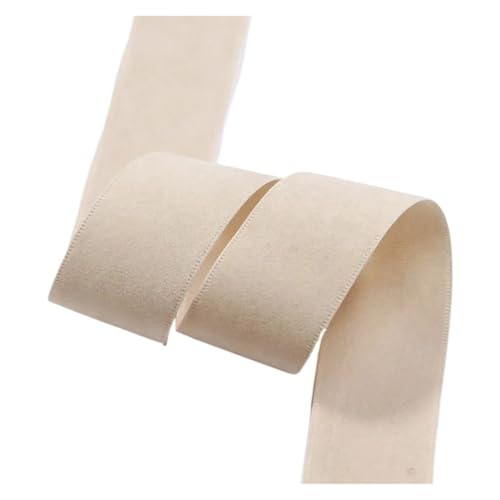 10 Yards/Rolle, doppelseitiges Samtband for Pressen for DIY-Schleifen, Mützen, Bastelarbeiten, Kleidungszubehör für Bastelarbeiten, Geschenkverpackungen(Color 9,Wide 2.5cm) von ZYFHYU