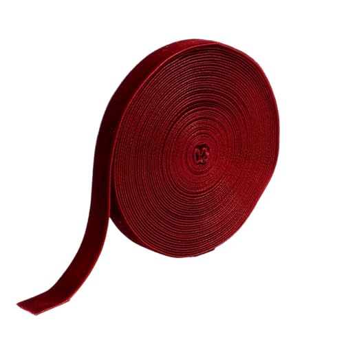 10 Yards/Rolle Samtbänder, einseitig, Gurtband for DIY-Schleifen, handgefertigte Geschenke, dekorative Kleidungsaccessoires für Bastelarbeiten, Geschenkverpackungen(Color 12,Width 1.5cm) von ZYFHYU