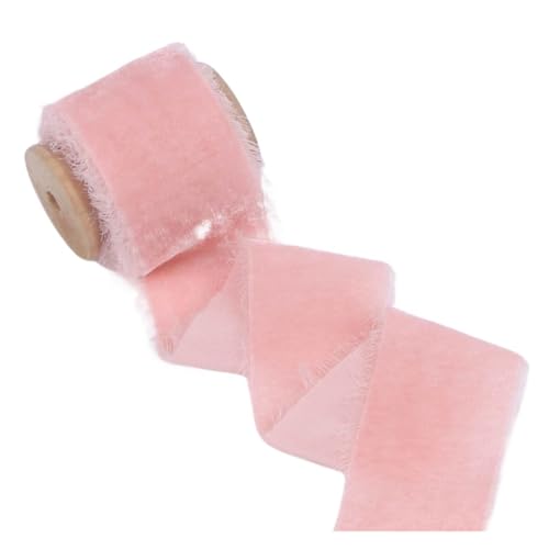 1m/Rolle Hand Samtband DIY Kuchen Geschenk Dekoration Hochzeit Einladung Armband Blume für Bastelarbeiten, Geschenkverpackungen(Color 12) von ZYFHYU