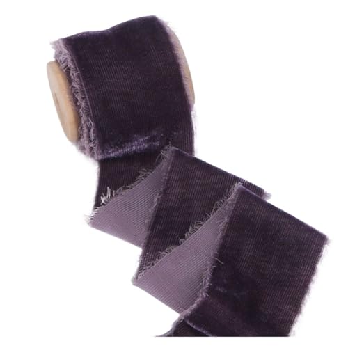 1m/Rolle Hand Samtband DIY Kuchen Geschenk Dekoration Hochzeit Einladung Armband Blume für Bastelarbeiten, Geschenkverpackungen(Color 13) von ZYFHYU