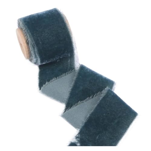 1m/Rolle Hand Samtband DIY Kuchen Geschenk Dekoration Hochzeit Einladung Armband Blume für Bastelarbeiten, Geschenkverpackungen(Color 24) von ZYFHYU