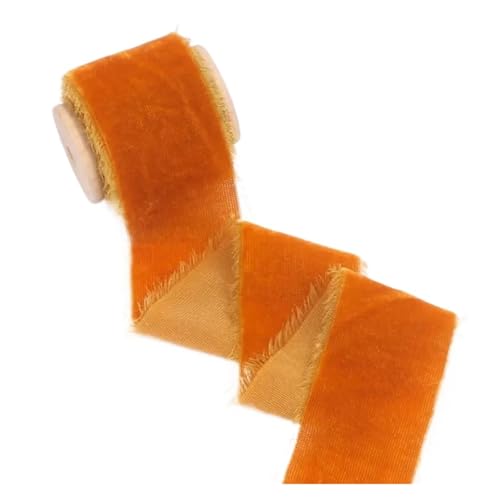 1m/Rolle Hand Samtband DIY Kuchen Geschenk Dekoration Hochzeit Einladung Armband Blume für Bastelarbeiten, Geschenkverpackungen(Color 9) von ZYFHYU