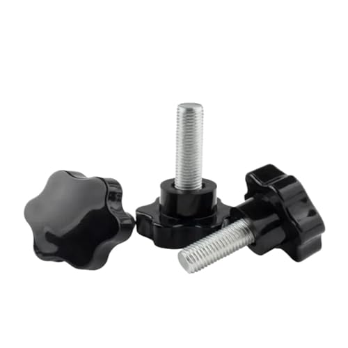 2–5 Stück M3 M4 M5 M6 M8 M10 * 12 mm bis 80 mm, handfester Rändelschraubenknopf, Anziehschrauben für Werkzeugmaschinen Möbelgriff(X60mm,M10 2PCS) von ZYFHYU