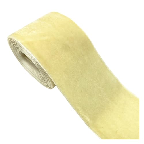 2 Yards/Lot Zoll 50 mm Samtband, handgefertigt, for Hochzeitsfeiern, Dekoration, Band for Geschenkverpackungen, DIY, Haarschleifen, Nähen, Basteln für Bastelarbeiten, Geschenkverpackungen(Color 9) von ZYFHYU